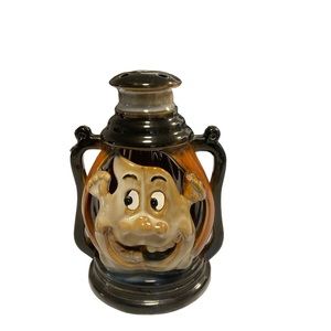Vintage Pumpkin Ceramic Lantern T-Light Holder 2007